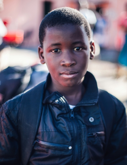 hoto of a black teenager